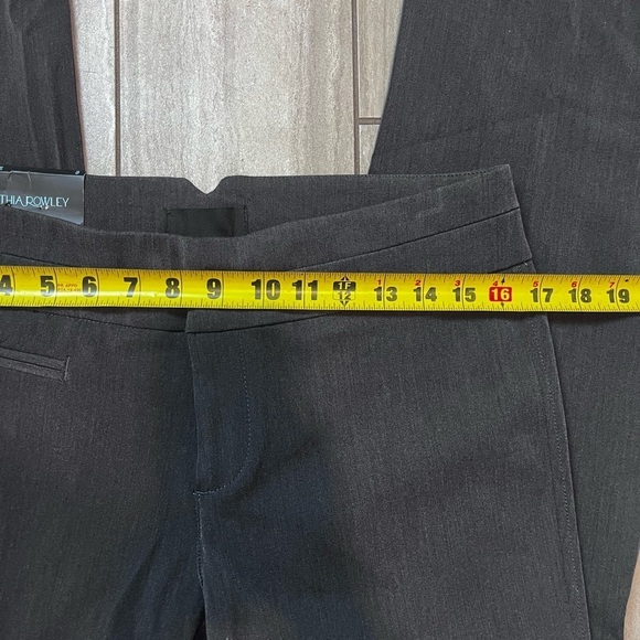 Cynthia Rowley Pia Flare Grey Cut to fit straight through hips NWT Size 8 - Picture 7 of 7